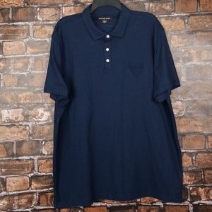 Michael Kors| Mens Navy Short Sleeve Polo sz XXL